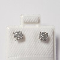 $2640 14K Diamond (0.66Ct,I1-3,H-I) Earrings