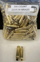 (104) 270 Win Brass W/ (3) Rnds, (200) .223/5.56 Brass, & (40) Rnds 30.06 Reloads - 4