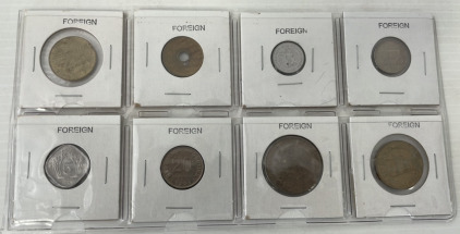 (8) Foreign Coins