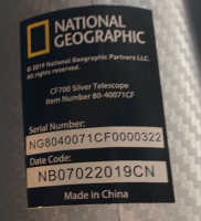 National Geographic Telescope (Great Condition!) - 5