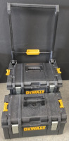 DeWalt Tough System Stacking Mobile Toolbox (450 &DS300) With Airhawk, Wrenches & Socket Set - 6