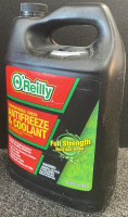 Oreilly Conventional Green Antifreeze & Coolant Full Strength (Unopened!) & Chainsaw Fuel Container 2.5 Gal/ 4 Quarts - 2