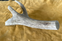 Tanned Leather Deer Hide, Antler Shed - 2