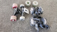 Skateboard Trucks, Buckle On Heel Rollers