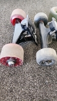 Skateboard Trucks, Buckle On Heel Rollers - 2