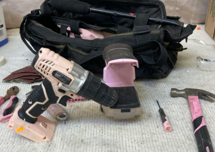 Toolbag, With Pink Tools