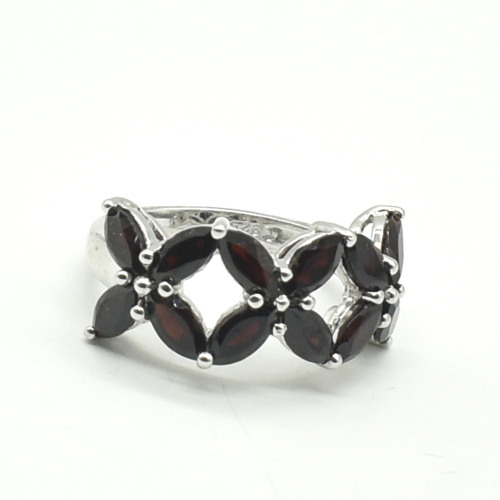 Silver Garnet(2.7ct) Ring