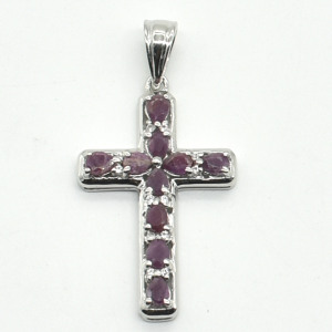 Silver Ruby(2.7ct) Pendant