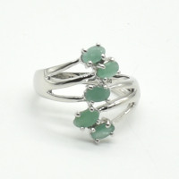 Silver Emerald (2.25ct) Ring