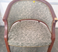 2 Rolling Accent Chairs w/ Custom Fabric....BBFN - 2