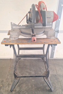 Rigid Table Saw w/ Black&Decker Stand