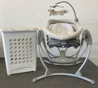 Baby Swing And Laundry Basket