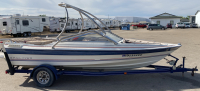 1985 BAYLINER CAPRI 18’ 8” FIBERGLASS BOAT AND TRAILER - 2