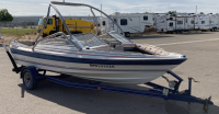 1985 BAYLINER CAPRI 18’ 8” FIBERGLASS BOAT AND TRAILER - 3