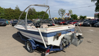 1985 BAYLINER CAPRI 18’ 8” FIBERGLASS BOAT AND TRAILER - 6