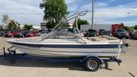 1985 BAYLINER CAPRI 18’ 8” FIBERGLASS BOAT AND TRAILER - 7