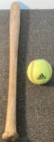 (2) Footballs, Baseball, Kick Ball, 3 Pack of Tennis Balls, Baseball Bat - 2