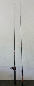 Baitcaster W/ 2 Fishing Rods (8ft)