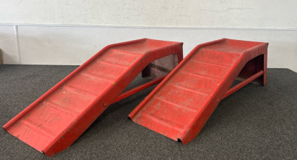 Red Car Ramps