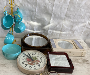 Vintage Mirrors, Cups, Bowls, Ties & More BBFN2