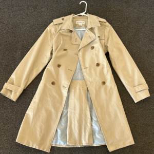 Liz Claiborne Double Breasted Trench Coat