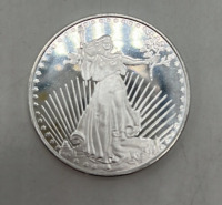 1 Troy Oz Liberty Silver Coin, .999 Fine Silver