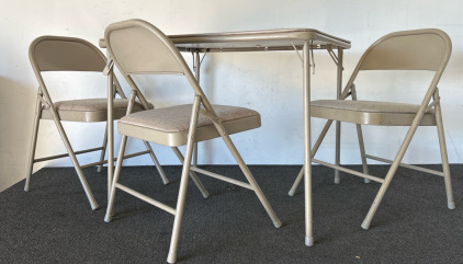 Folding Table & (3) Chairs