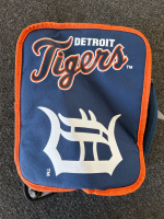 Genuine MLB/ NFL Merchandise, Detroit Tigers Insulated Cooler Bag, Steelers Fleece Blankets (2), Boston Red Sox Key Chains (10) - 10