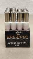 (61) Rounds Totalâ€¦(18) Gold Dot 44 200 Grain, (22) Rounds Fleer 45 Auto, (12) Rounds 44, (10) Rounds Of 38 Special 158 Grain Ammunition Cartridges - 2