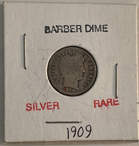 1909 Barber Dime