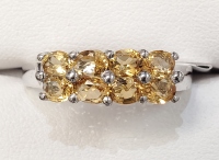 $160 Silver Citrine(1.2ct) Ring