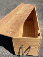 Large Ceader Chest On Wheels - 2