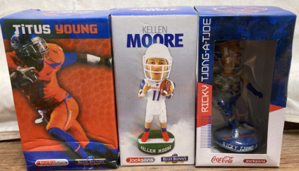 Titus Young, Kellen Moore, Ricky Tjong-A-Tjoe Bobble Heads