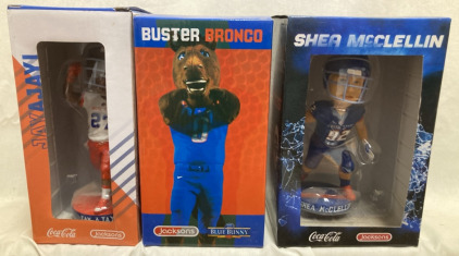 Jay Ajayi, Buster Bronco, Shea McClellin, Collectible Bobble Heads