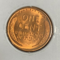 1948-D Gem BU++++ Red Wheat Copper Penny - 2