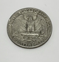 (2) Silver Washington Quarters Dated 1964 - 4