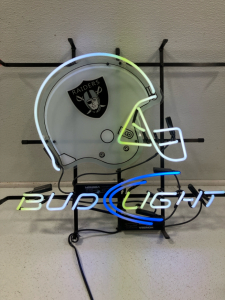 Bud Light “Raiders” Neon Sign