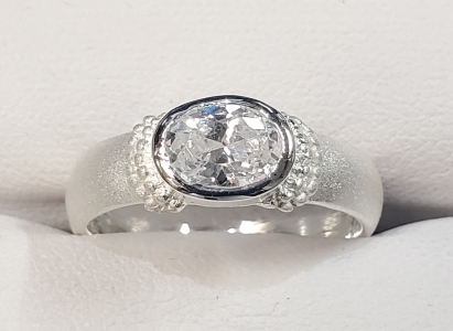 Silver CZ Ring