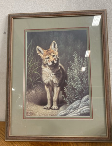 (1) 1991 Krapt Fox Painting