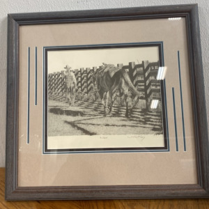 (1) Shoefly Water Printed and Signed &ldquo;The Labryinth&rdquo; Painting