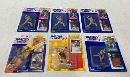 (6) Kenner Sports Collectables Including 1994 NHL Philadelphia Flyers Eric Lindros, 1993 MLB Baltimore Orioles Mike Mussina & More