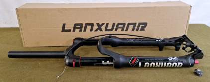 (1) LANXUANR Suspension Fork For 26" Wheel