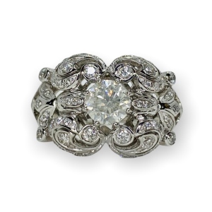 $5,240 Value, Platinum Diamond Ring