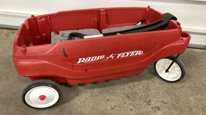 Plastic Radio Flyer 2-Seat Wagon