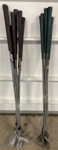 (2) Sets of Golf Clubs -Irons and Wedges