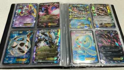 Pok&eacute;mon Binder w/ (68) Trading Cards