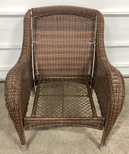 Wicker Patio Chair - No Cushion