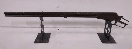 Old Lever Action Rifle w/ Stands