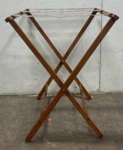 Wooden Stand W/ Straps