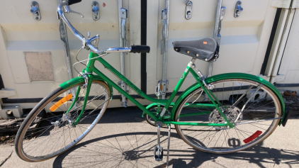 Vintage Schwinn Suburban Bicycle (Green)
